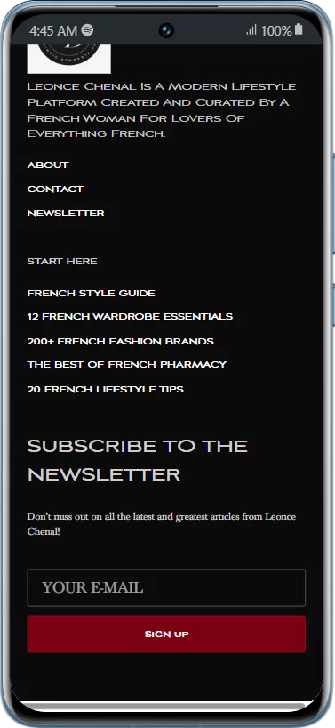 Footer Template Mobile 1001 Responsive Footer Template