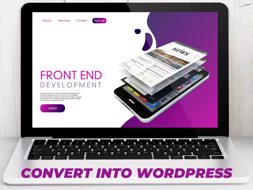 PSD, XD, AI, WIX, HTML, Figma, Sketch, Etc to WordPress Website
